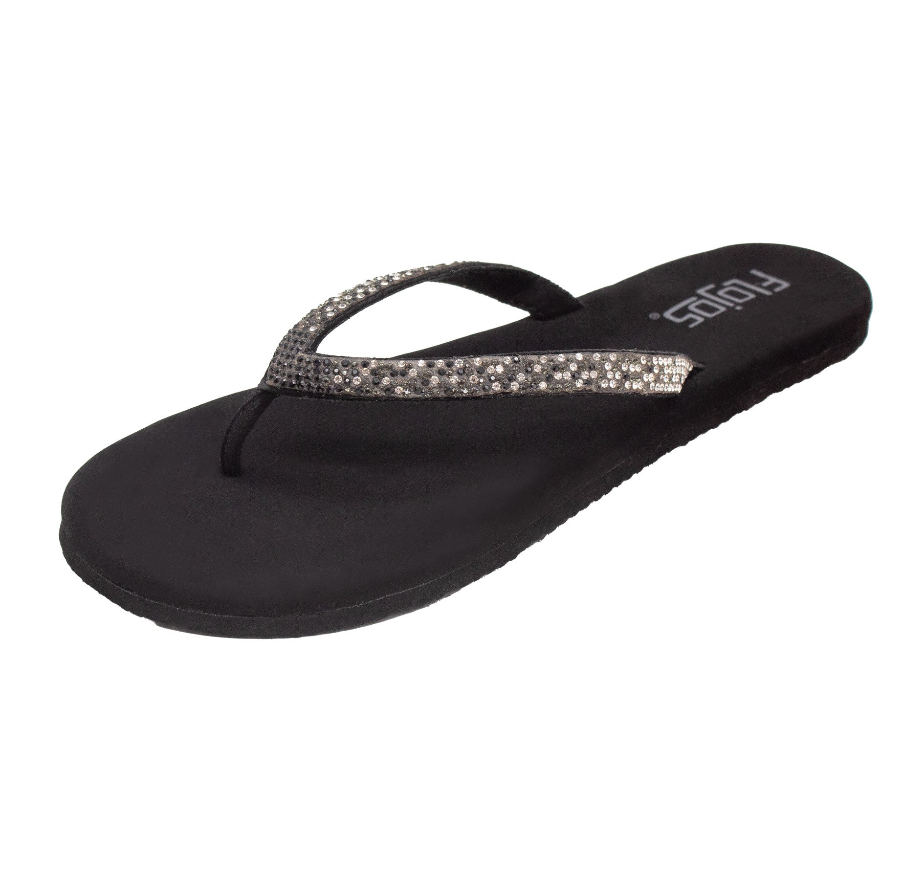  White/Black Rhinestone