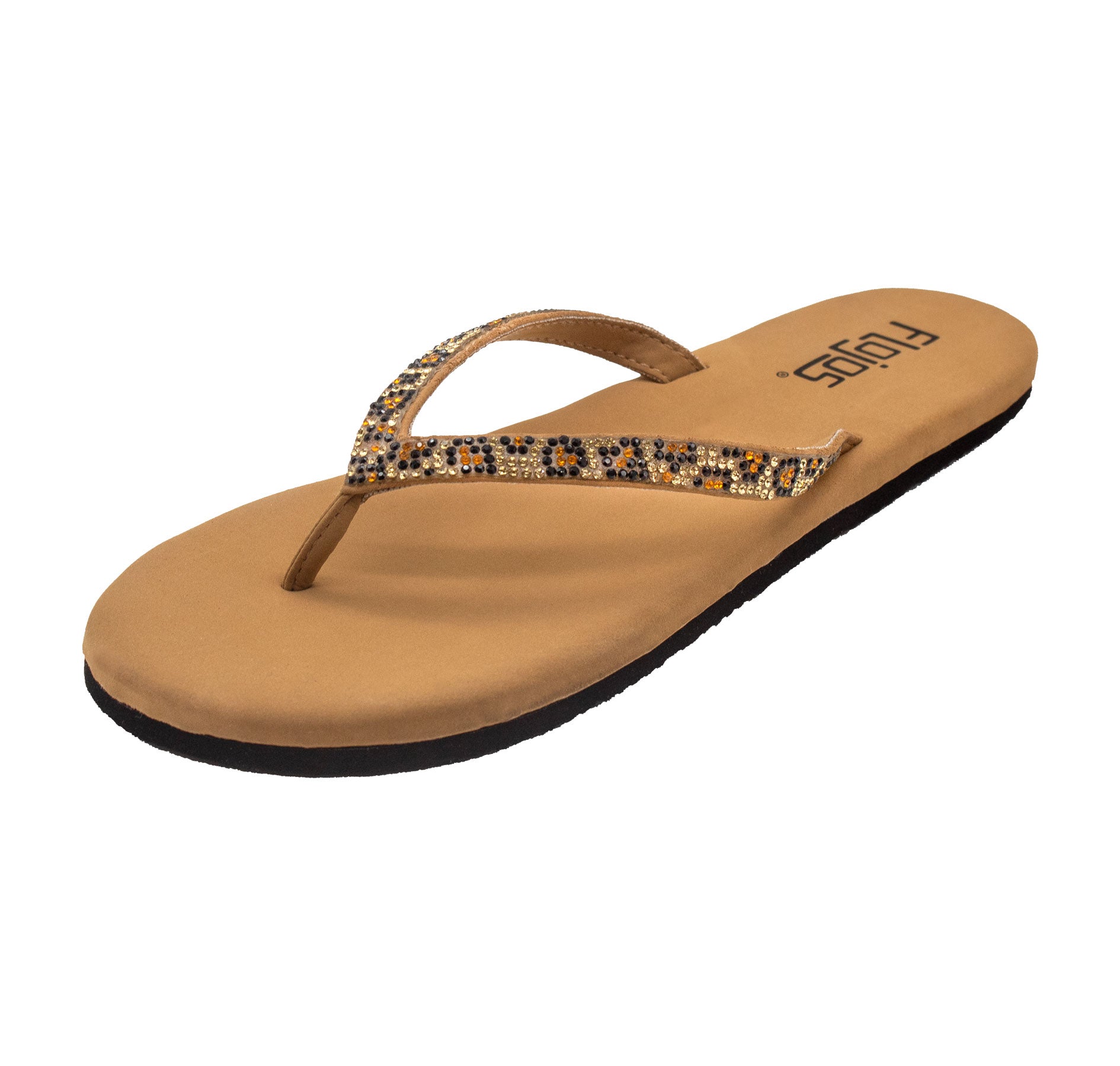 #color_Tan Leopard Rhinestone