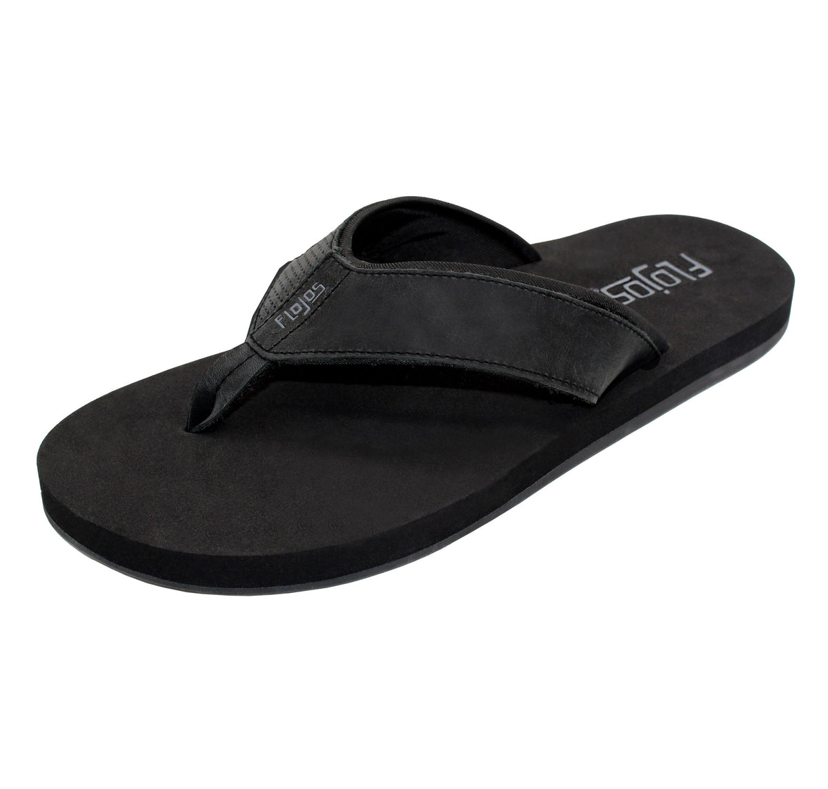 Flojos Men\'s Black Flip Flop Sandals Brava - Men main image 3