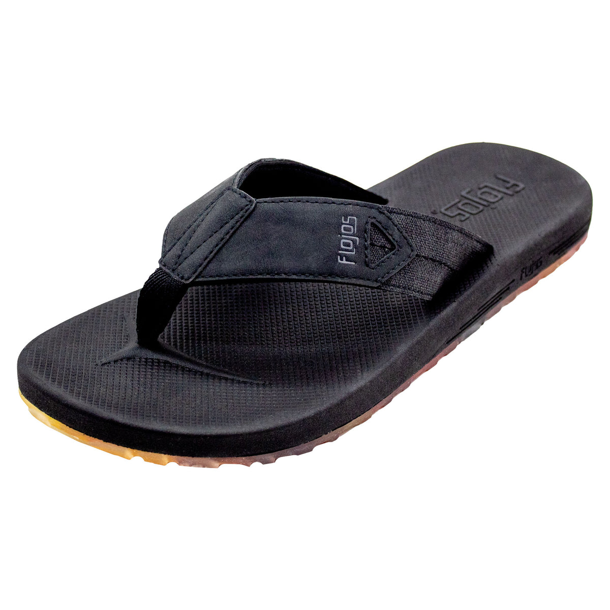 Flojos Size 8 M Black Flip Flop Sandals New Men\'s Shoes Brava - Men main image 4