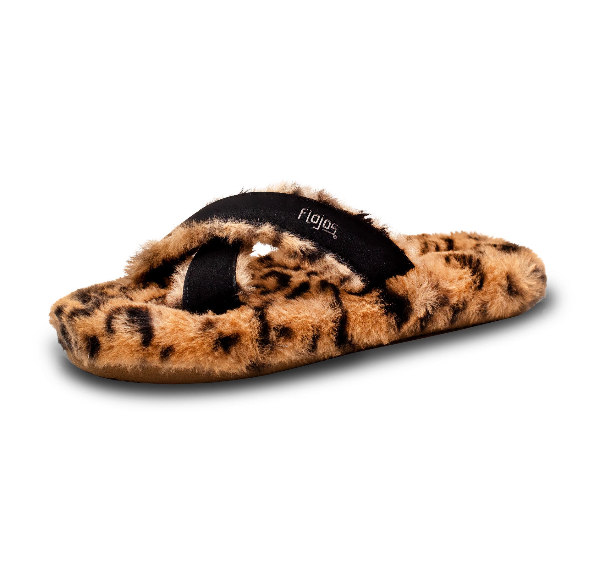 YURTKUMAS Fuzzy Slippers Women Cross Band Furry House